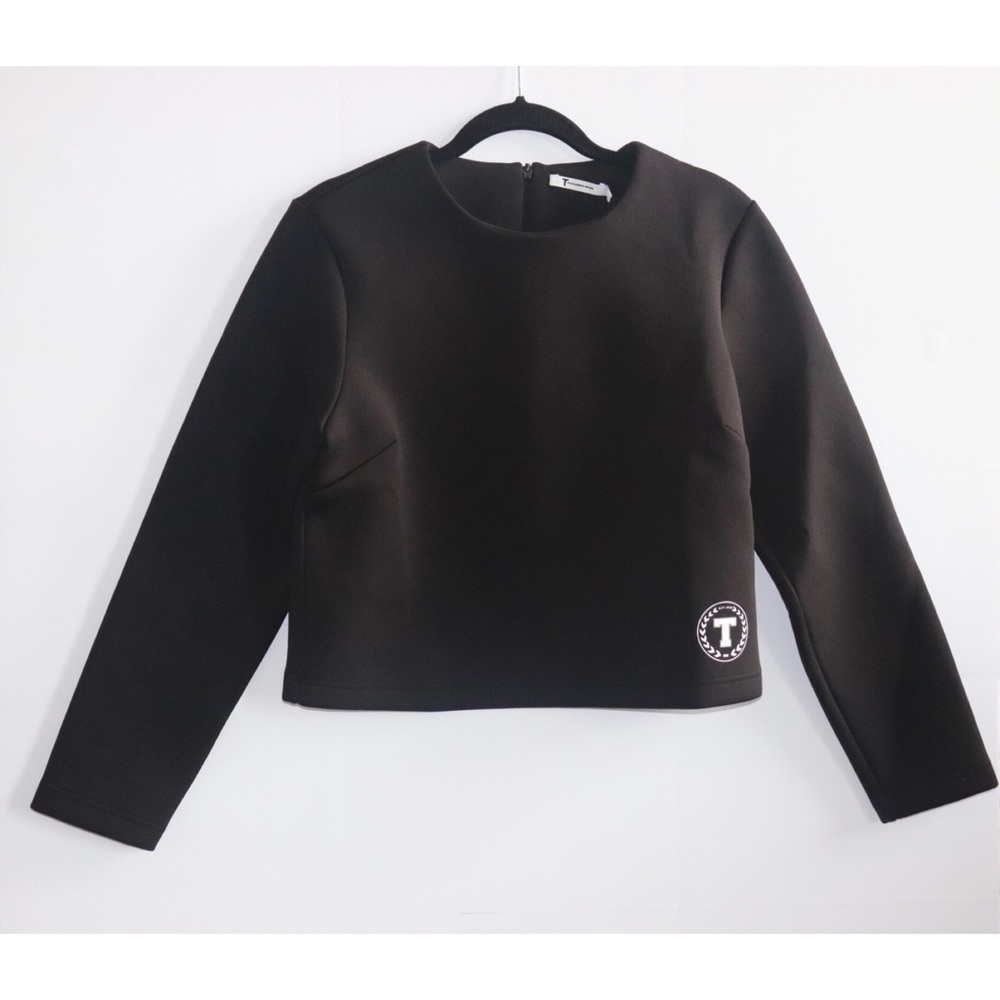 T by Alexander Wang Bonded Neoprene Logo Top Mediu - Picture 3 of 14